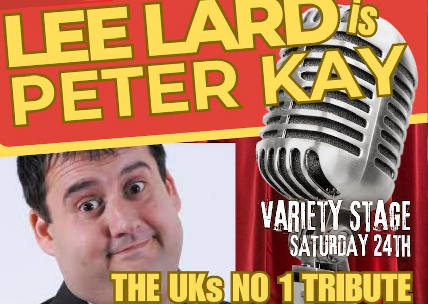 Comedy with Lee Lard on the Variety Stage Sunshine Festival 2024