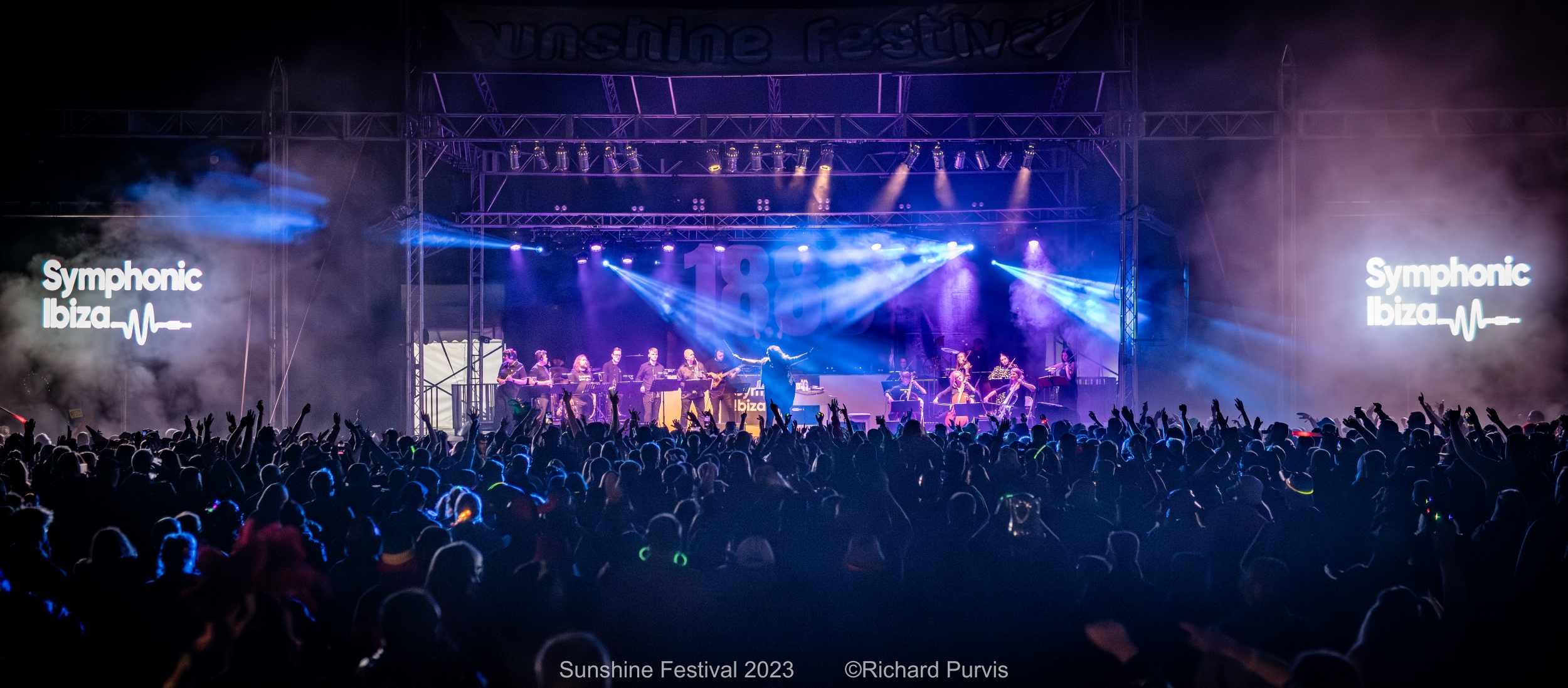 Crowd enjoying live music at Sunshine Festival