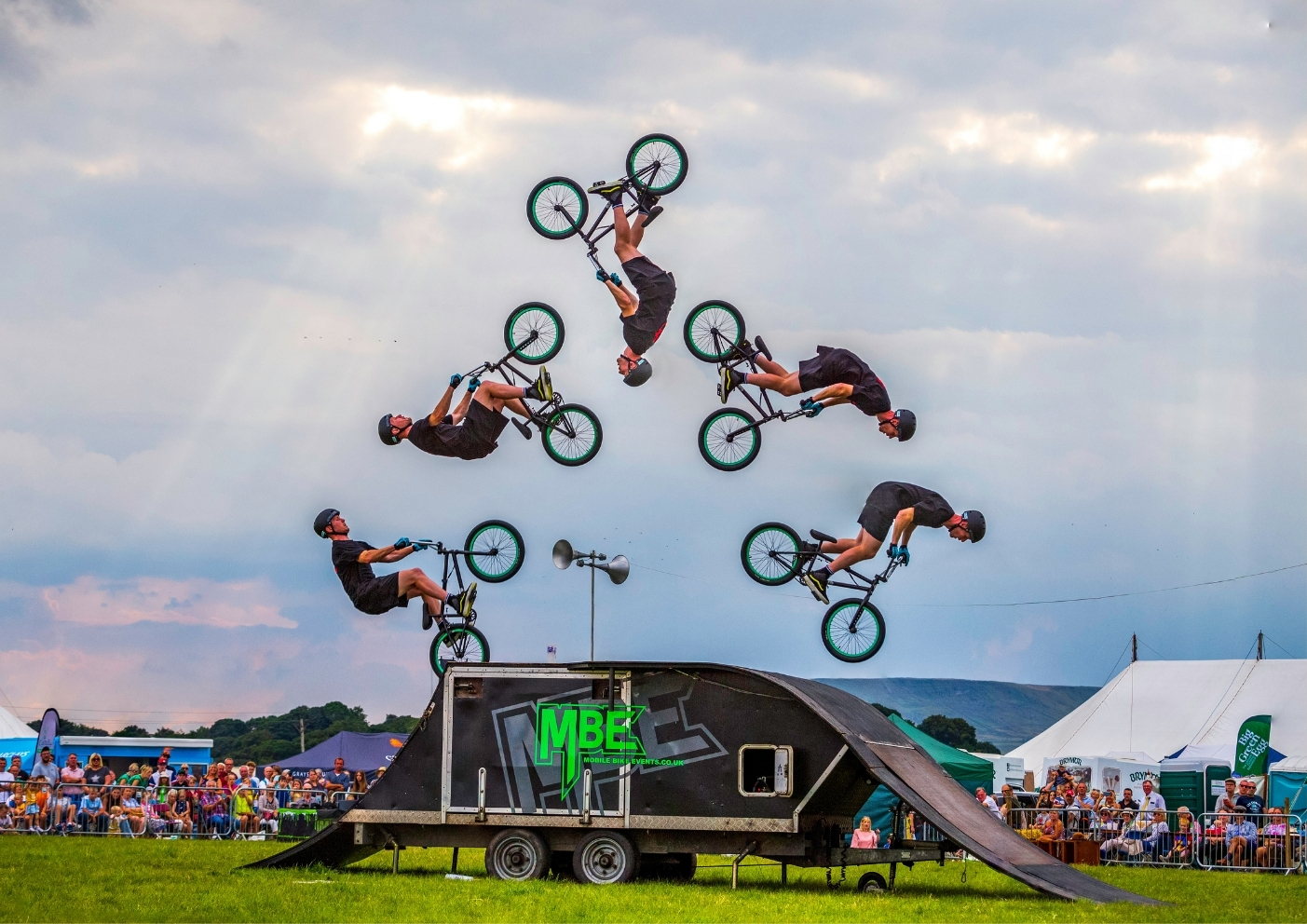 Title The Greatest Show Is Here MBE BMX Stunt Team