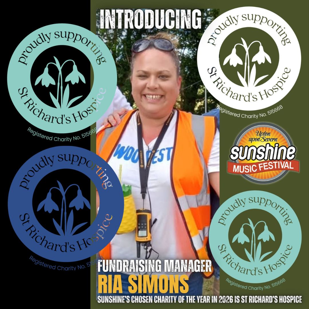 Fundraising at Sunshine Festival Ria Simons is the new fundraising manager at Sunshine Festival. Working with St Richards Hospice