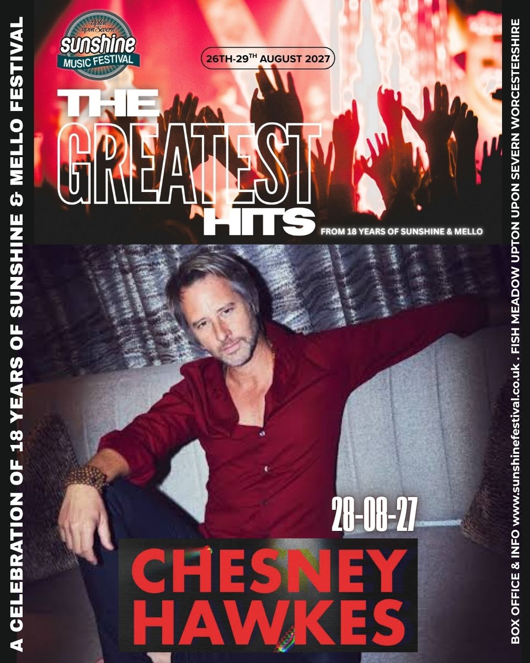 Chesney Hawkes to perform at Sunshine Festival 2027