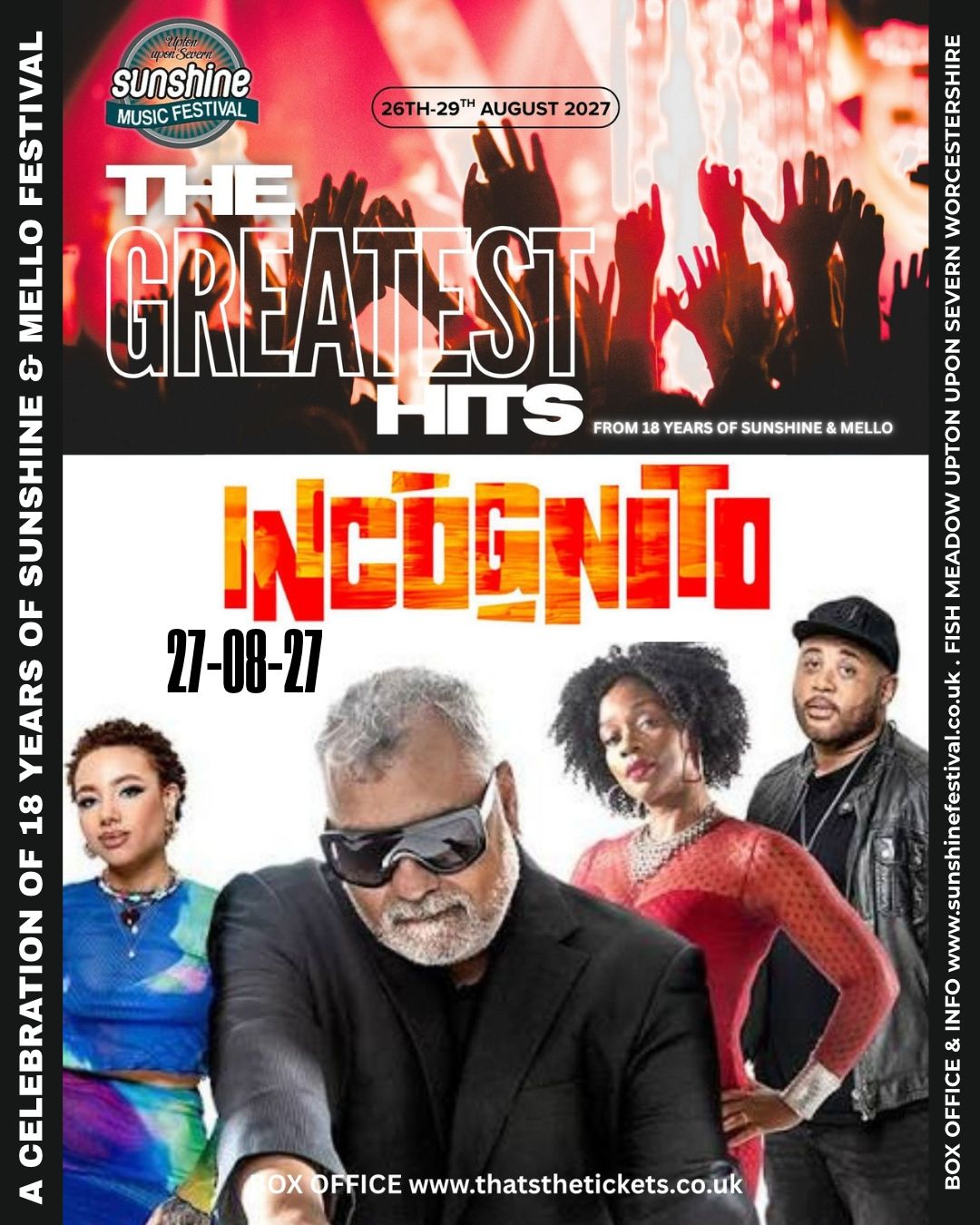 Incognito at Sunshine Festival 2027